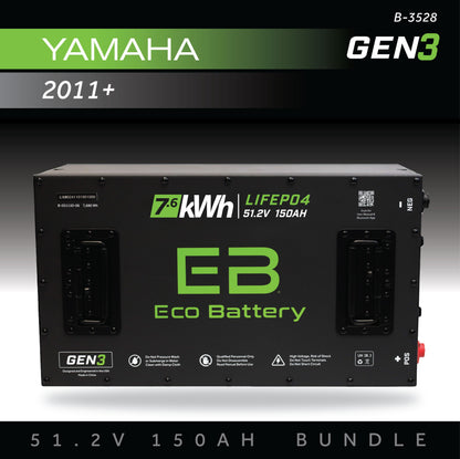 Eco Battery 51V 150AH Battery Bundle / Yamaha Drive / 2011+ - B-3528
