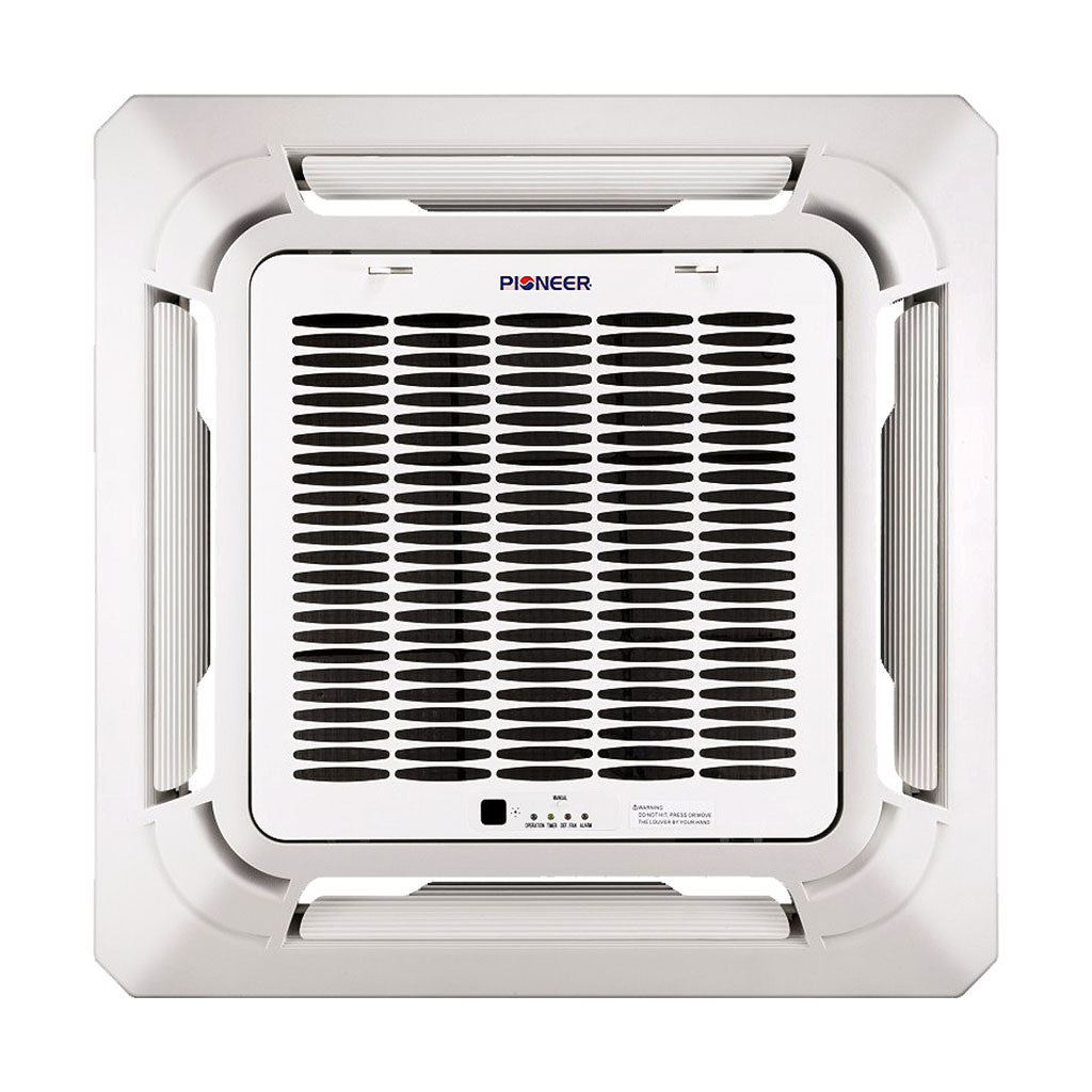 Pioneer® 18,000 BTU 20.5 SEER2 8-Way Compact Cassette Mini-Split Air Conditioner Heat Pump System Full Set 230V