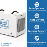 AlorAir Sentinel HDi120 Whole House Dehumidifier, 120 Pints at AHAM, up to 3,300 sq. ft. - Sentinel HDi120