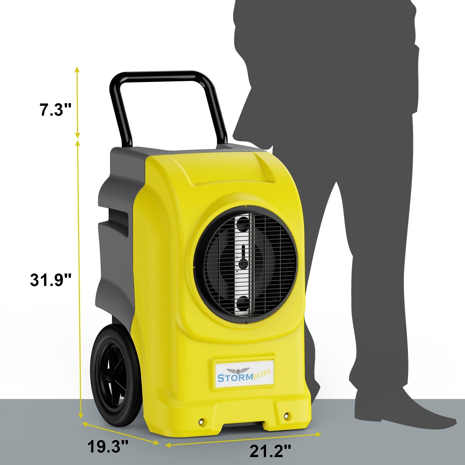 AlorAir® Storm Elite | 270 Pints Commercial Dehumidifiers with Pump and Drain Hose for Large Room or Basements Dehumidifiers - Storm Elite-Y-AMZ-A-1