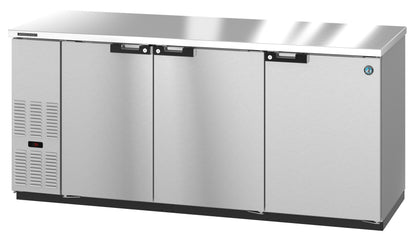 Hoshizaki 80" Wide 3 Door Stainless Steal Back Bar - BB80-S