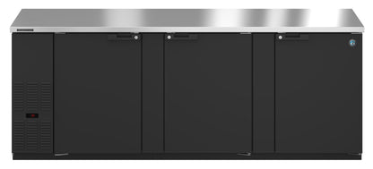 Hoshizaki 96" Wide 3 Door Black Vinyl Back Bar - BB95