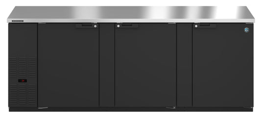 Hoshizaki 96" Wide 3 Door Black Vinyl Back Bar - BB95