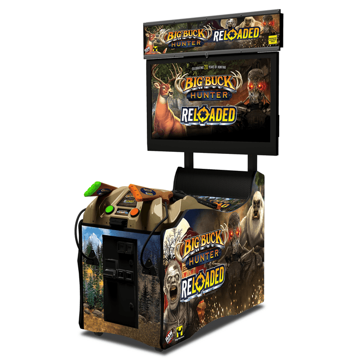 Raw Thrills Big Buck Hunter Reloaded Offline Panorama Arcade Game - 028030N