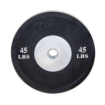 TROYCompetition Black Bumper Plate -  BCO-SBP