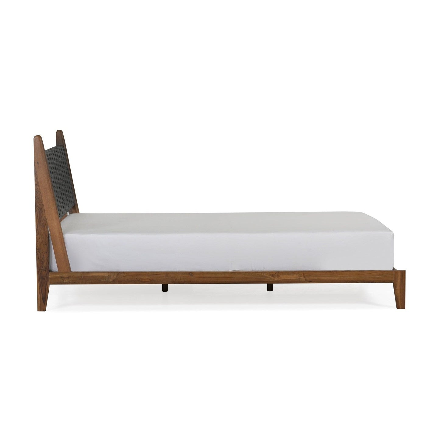 Union Home Cove King Bed - Black Leather - BDM00061