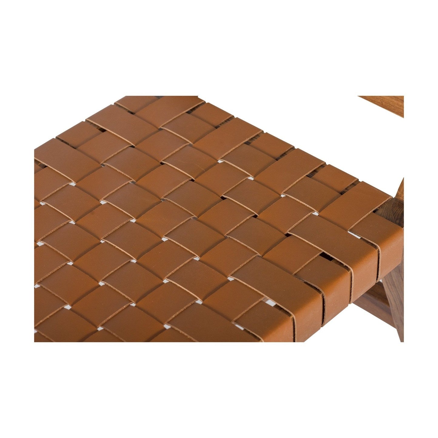 Union Home Cove Bench - Brown Leather -  BDM00071
