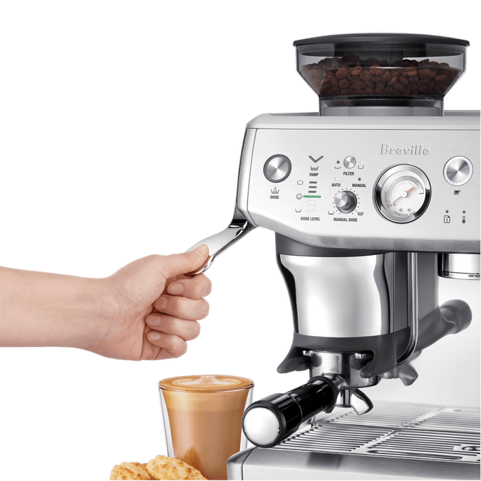 Breville Barista Express Impress Espresso Machine, Brushed Stainless Steel - BES876BSS