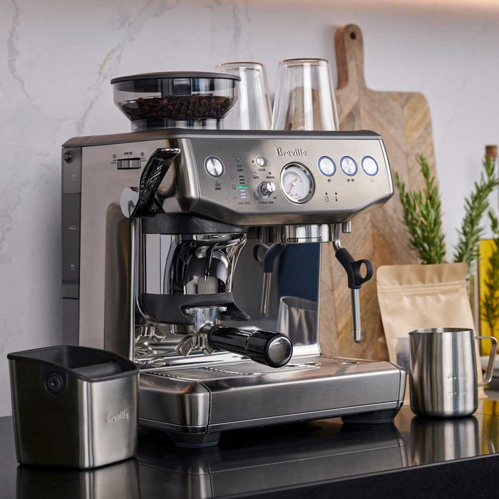 Breville Barista Express Impress Espresso Machine, Brushed Stainless Steel - BES876BSS