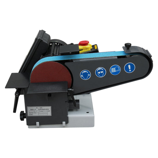 Kaka Industrial BG-2 Bench Belt Sander, 2" x 40" Belt & 6" Disc Combo Sander with 750W motor input 110V - 189012