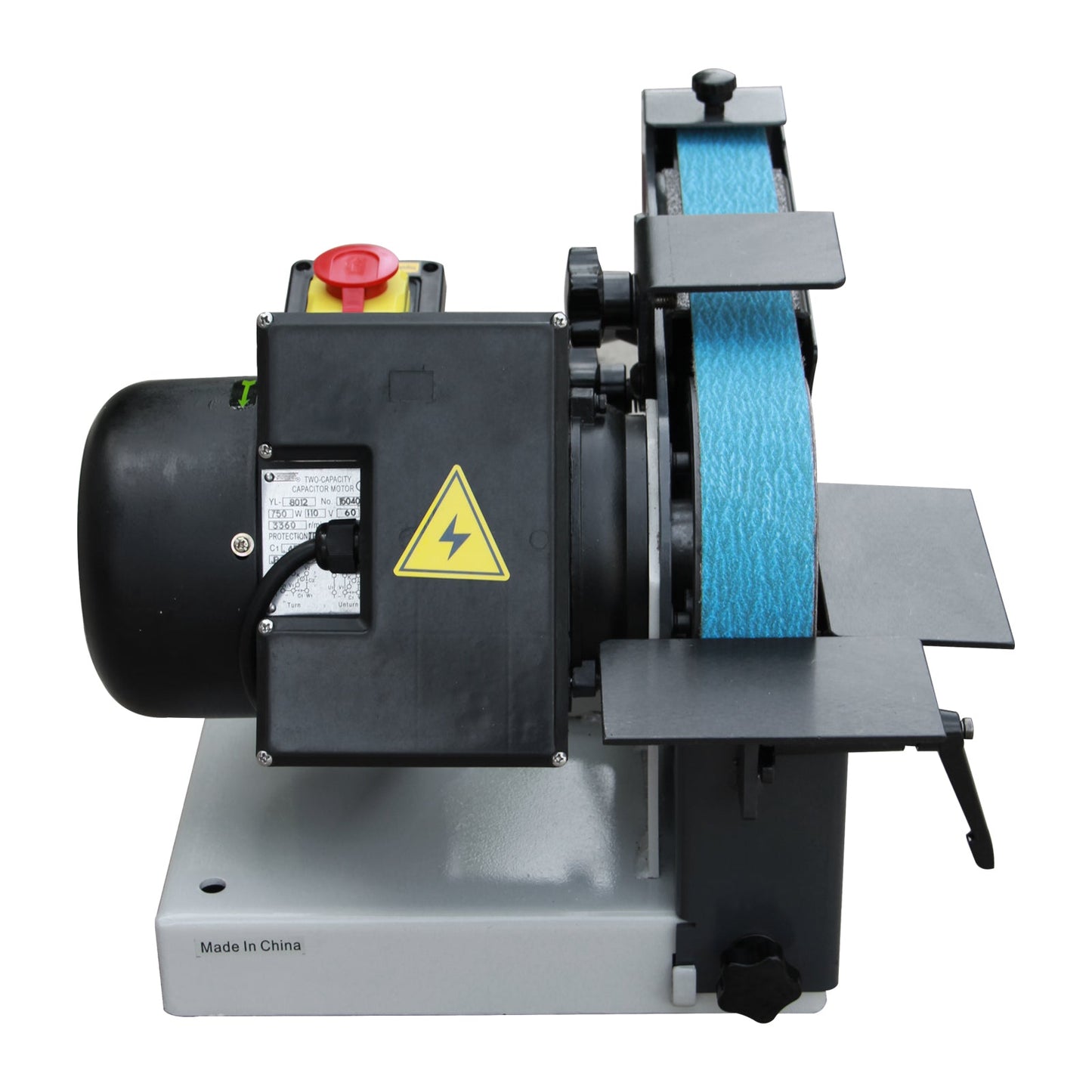 Kaka Industrial BG-2 Bench Belt Sander, 2" x 40" Belt & 6" Disc Combo Sander with 750W motor input 110V - 189012