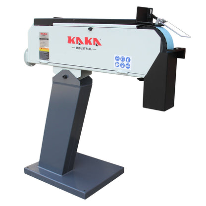 Kaka Industrial BG-3 Belt Grinder, 3 x 79 in Belt Sander, Wheel Metal Belt Grinder/Sander, Sander with Cast Iron Base, High Speed Belt Grinder 220V-60HZ-1PH - 189001