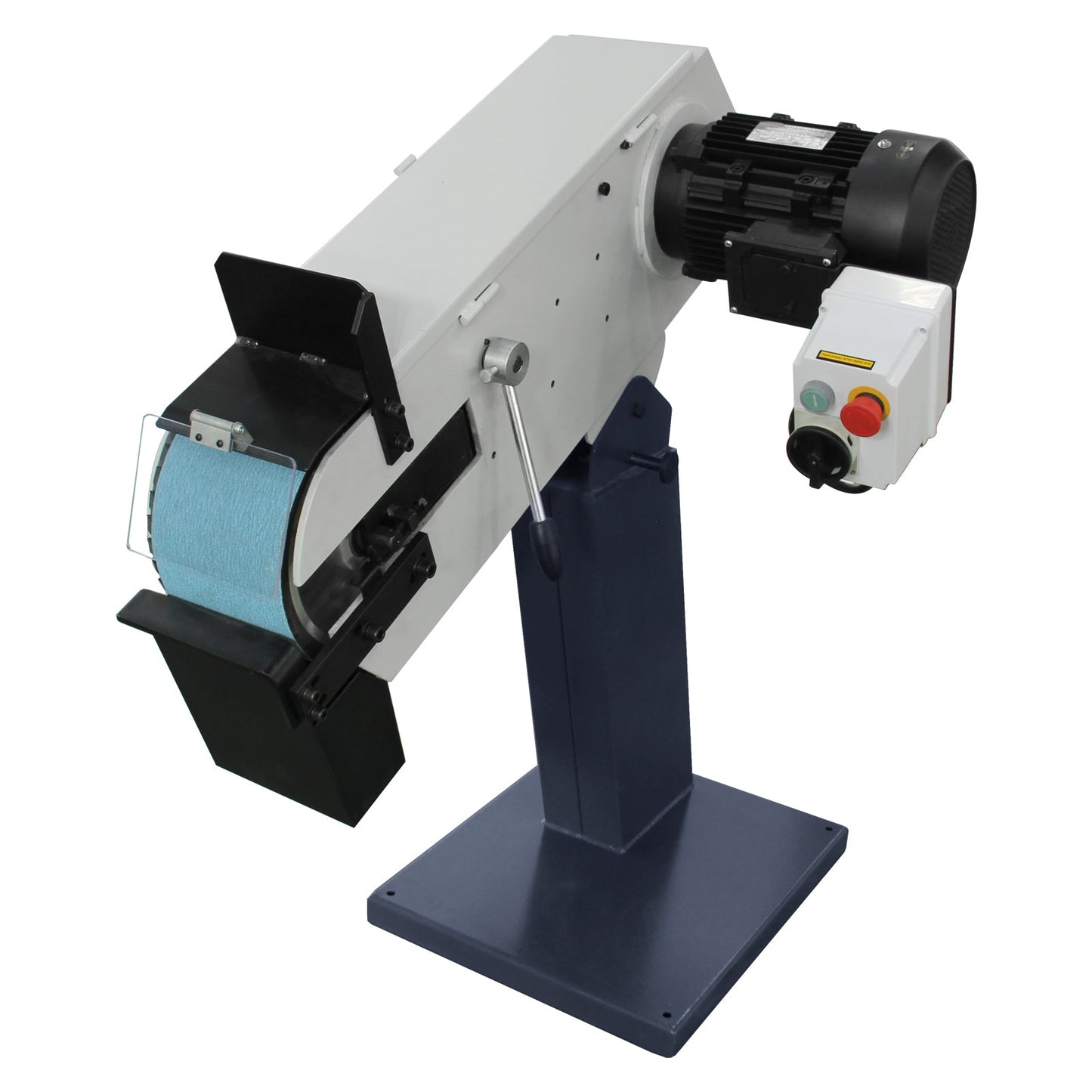 Kaka Industrial BG-6 Belt Grinder, 6 x 79 in Belt Sande, Wheel Metal Belt Grinder/Sander, Sander with Cast Iron Base, High Speed Belt Grinder 220V-60HZ-3PH - 189002V220