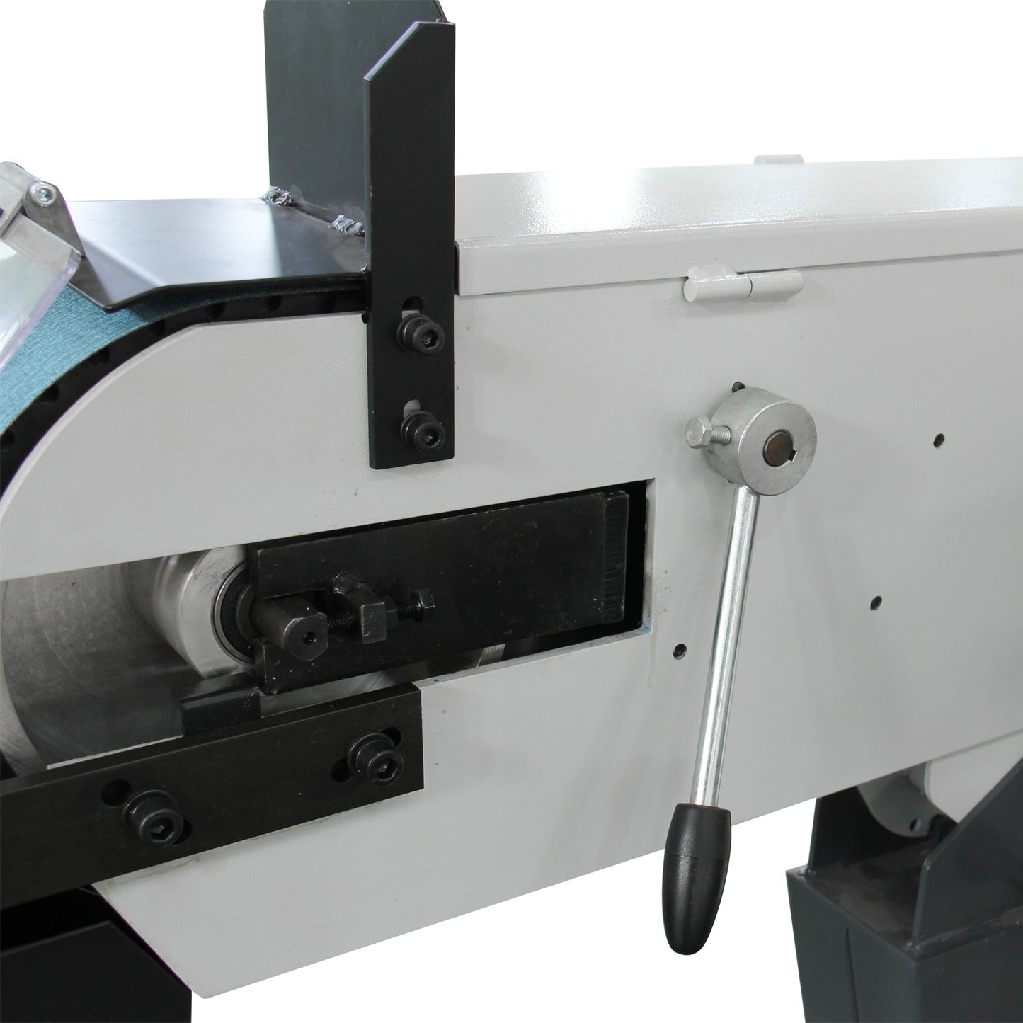 Kaka Industrial BG-6 Belt Grinder, 6 x 79 in Belt Sande, Wheel Metal Belt Grinder/Sander, Sander with Cast Iron Base, High Speed Belt Grinder 220V-60HZ-3PH - 189002V220