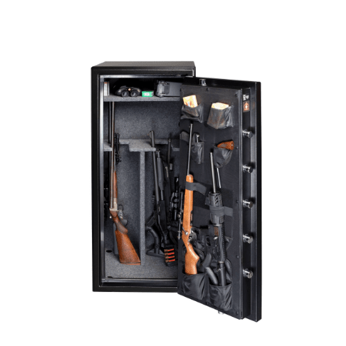 Gardall Black Firelined BF Gun Safe w/ Gold Trim - BGF6024-B-C