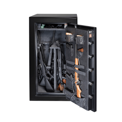 Gardall Black Firelined BF Gun Safe w/ Silver Trim - BGF6030-BS-C