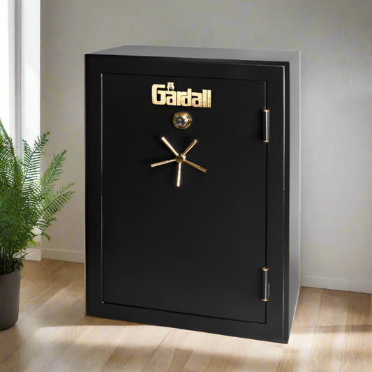 Gardall Black Firelined BF Gun Safe w/ Gold Trim - BGF6040-B-C