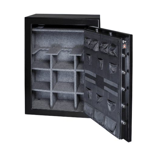 Gardall Black Firelined BF Gun Safe w/ Gold Trim - BGF6040-B-C