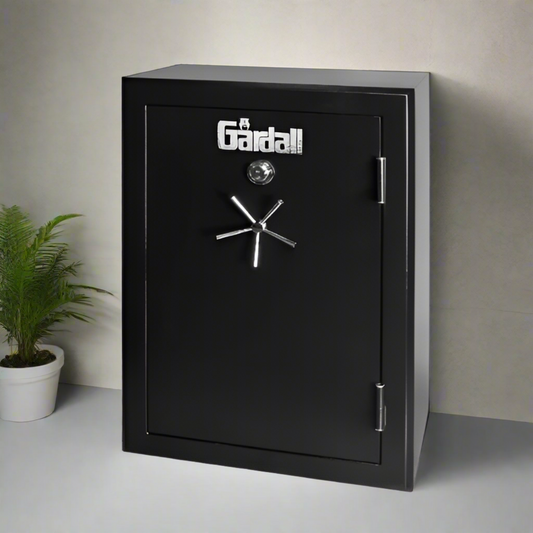 Gardall Black Firelined BF Gun Safe w/ Silver Trim - BGF6040-BS-C