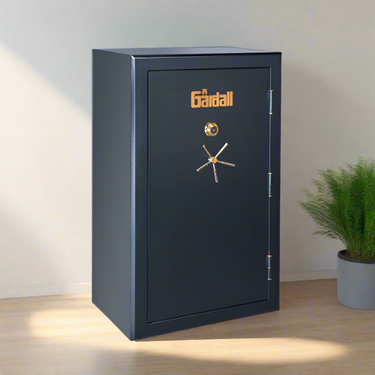 Gardall Black Firelined BF Gun Safe w/ Gold Trim - BGF7242-B-C