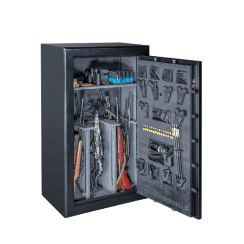 Gardall Black Firelined BF Gun Safe w/ Silver Trim - BGF7242-BS-C