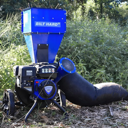 BILT HARD 7.5 HP Wood Chipper, 3" Max Capacity - TRA-0401
