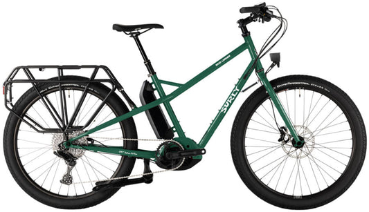NEW Surly Skid Loader Cargo Ebike - 27.5'', Steel, Illegal Smile Green - 210000069461