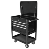 Homak 35" Professional 4 Drawer Service Cart - BK06032000