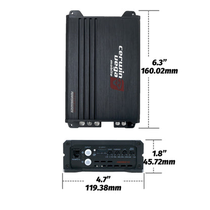 Cerwin-Vega Dual XED Series Vented Enclosure & Amplifier Bass Package - BKX212V