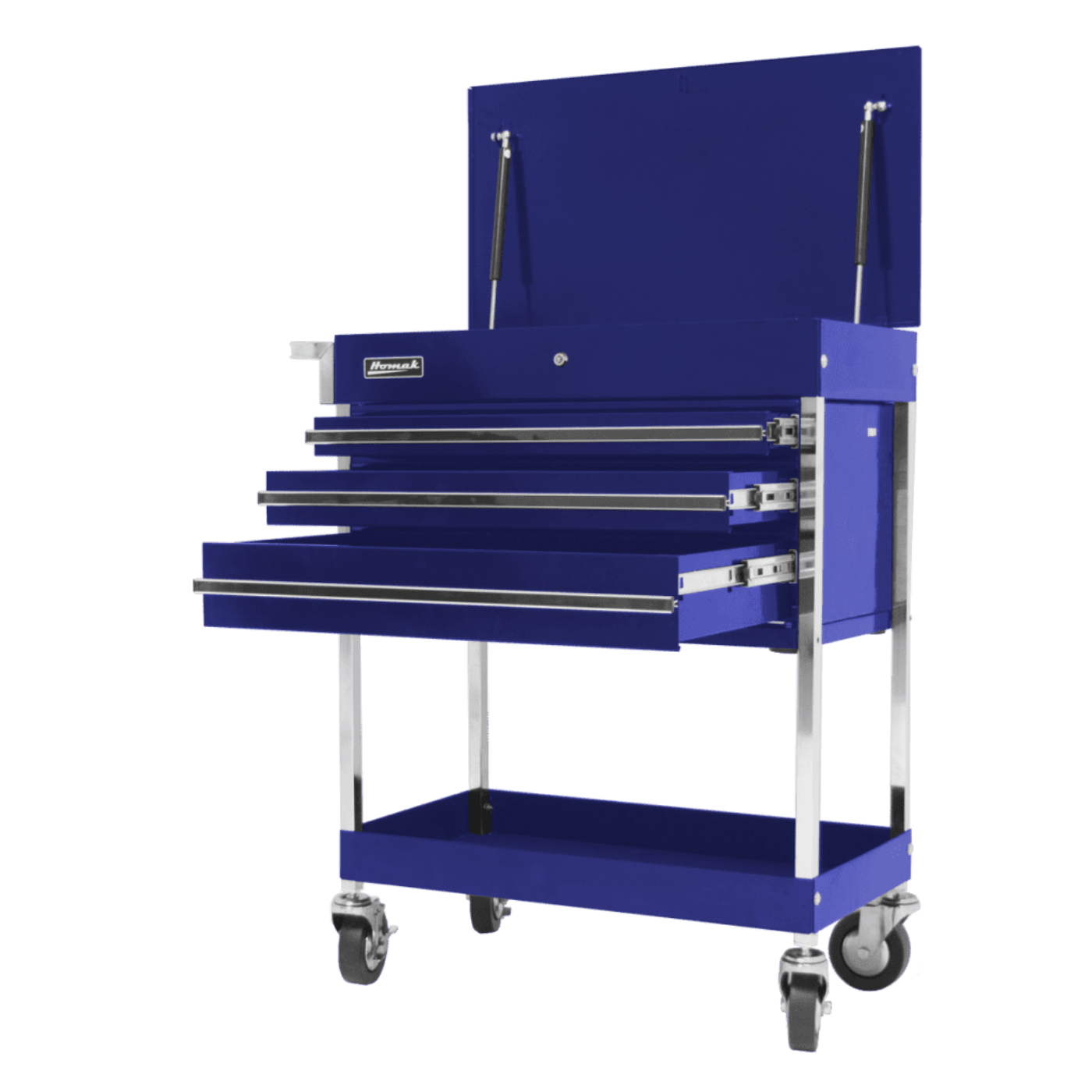 Homak  34" Professional 3 Drawer Service Cart - BK05500200
