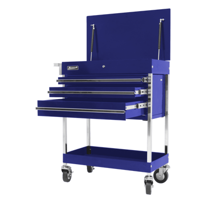 Homak  34" Professional 3 Drawer Service Cart - BK05500200