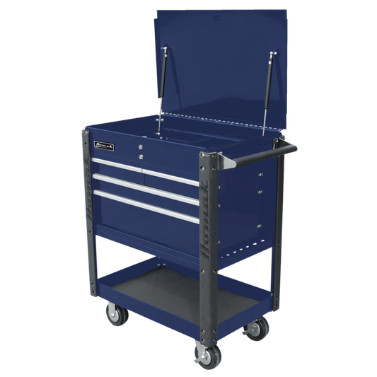 Homak 35" Professional 4 Drawer Service Cart - BK06032000