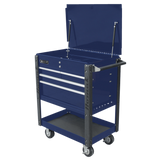 Homak 35" Professional 4 Drawer Service Cart - BK06032000