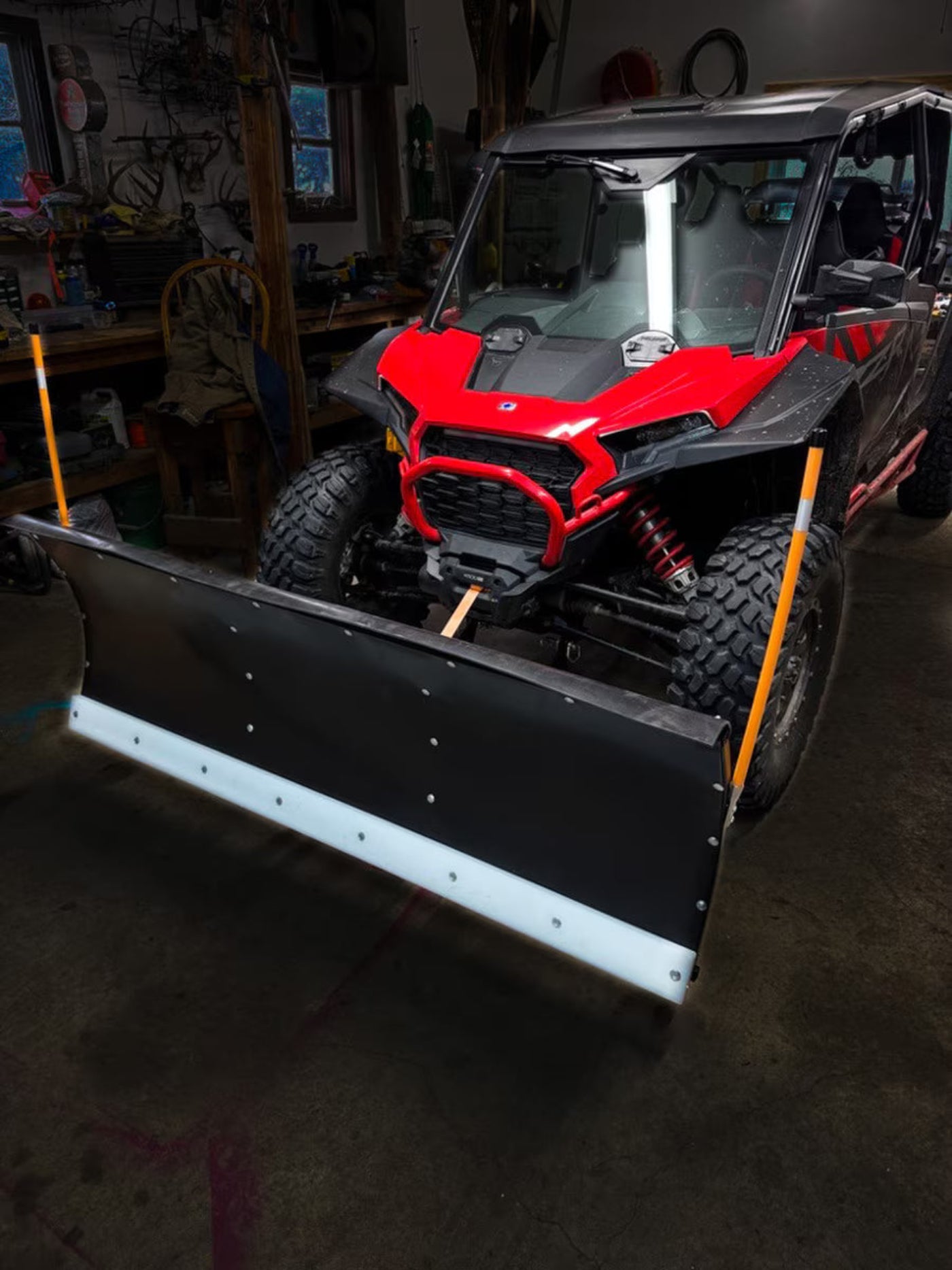 MotoAlliance Denali Poly Snow Plow Blade 66" with Poly Wear Bar New - BL66STBK_Poly