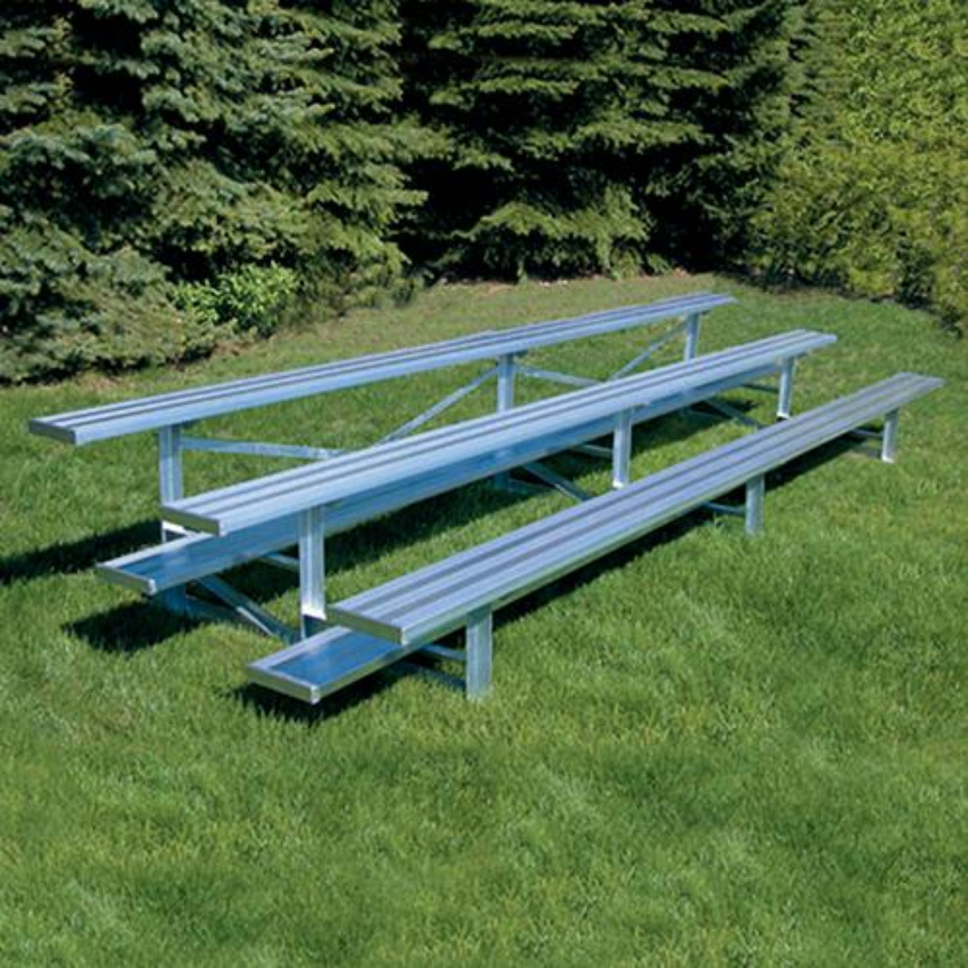 Bleacher 3 Row 27' All Aluminum Standard - BLCH-327AL