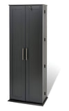 Prepac Grande Locking Media Storage Cabinet with Shaker Doors - Multiple Options Available - BLS-0448-K