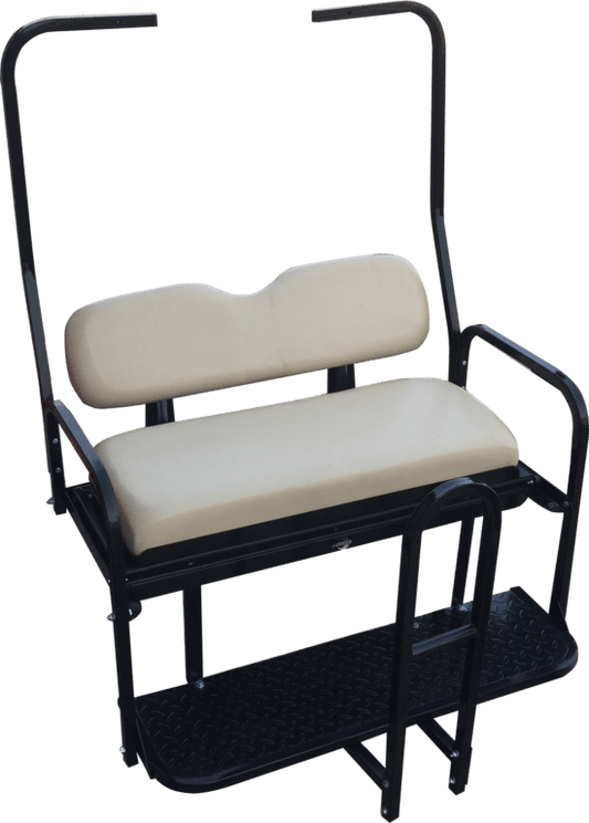 NOMAD Rear Flip Seat – Club Car DS (1982-2000.5) / Buff Cushion Set