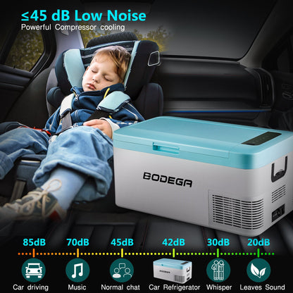 BODEGAcooler 20qt/18L Portable Car Fridge/Freezer K18 Bule - K18-blue-1