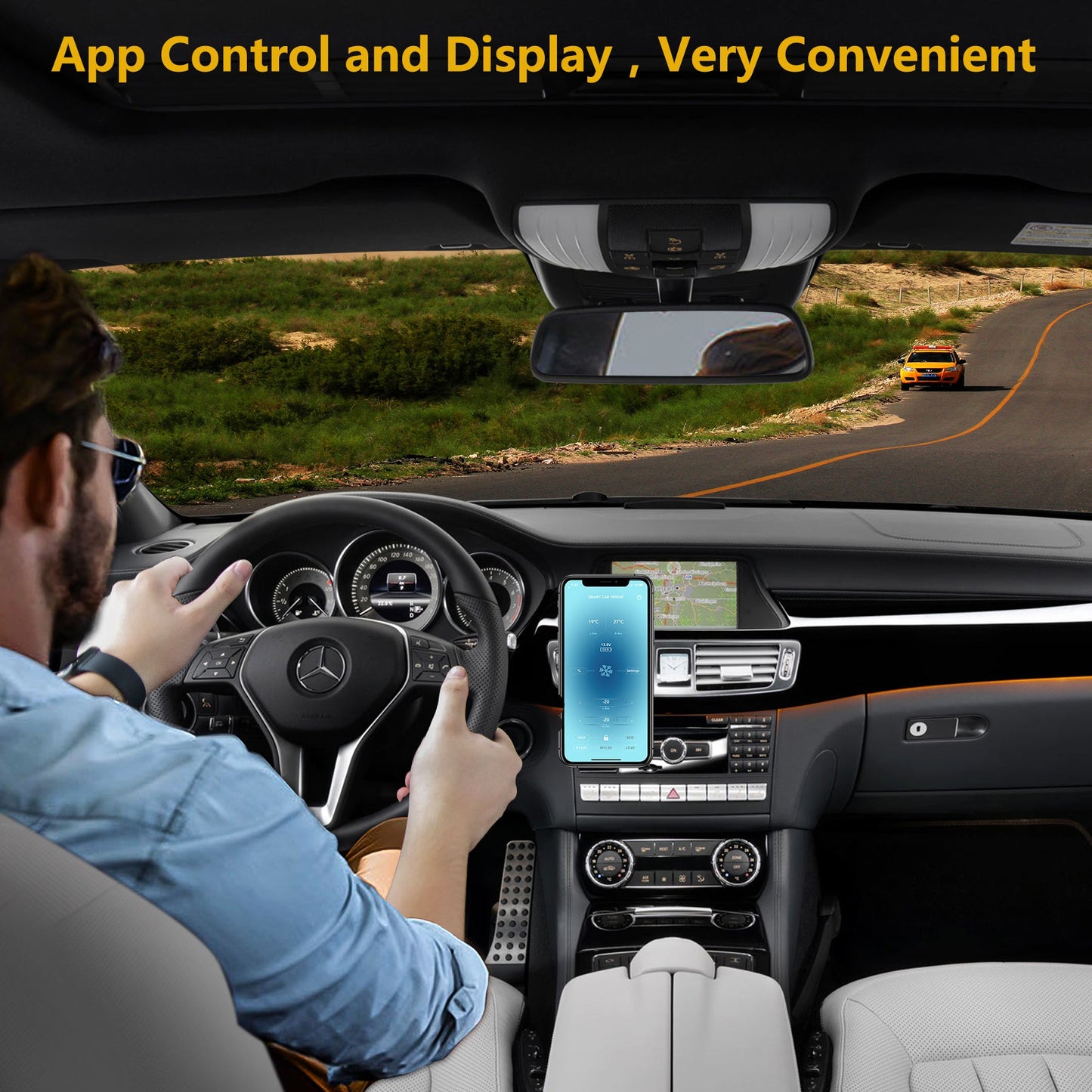 BODEGAcooler 20 Quart/18L K18 Portable Car Fridge/Freezer - Dark Blue - K18-Dark Bule-1