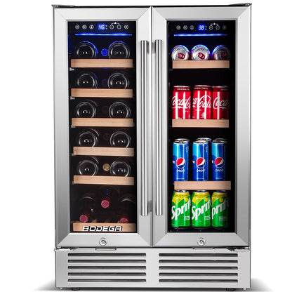 Blemished BODEGAcooler 24"19 Bottles and 57 Cans Wine and Beverage Refrigerator - JC-115DR