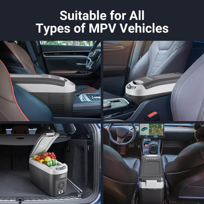 BODEGA cooler 2026 Mini Car Fridge 16QT with Shoulder Belt - YCD15