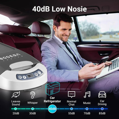 BODEGA cooler 2026 Mini Car Fridge 16QT with Shoulder Belt - YCD15