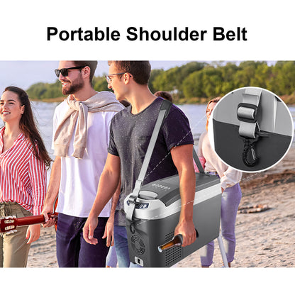 BODEGA cooler 2026 Mini Car Fridge 16QT with Shoulder Belt - YCD15