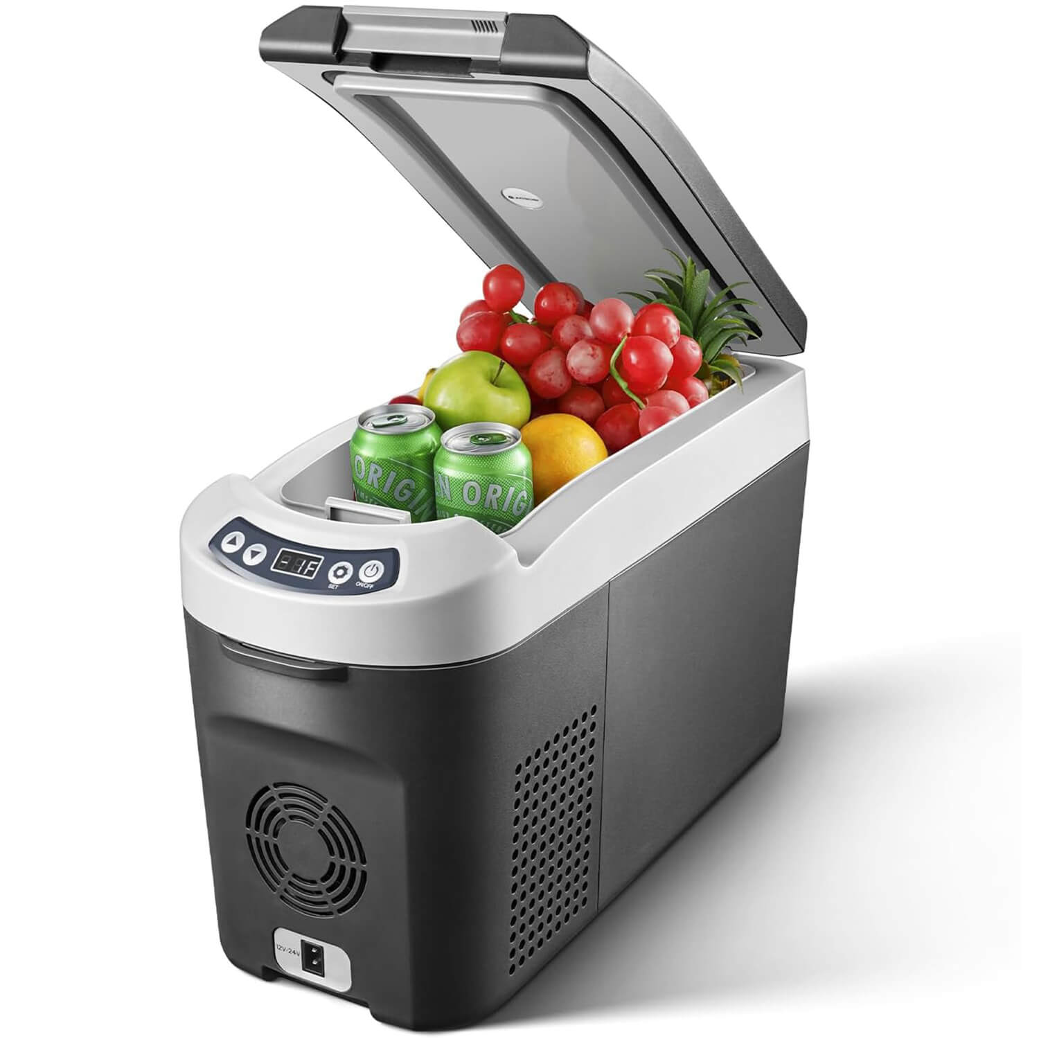 BODEGA cooler 2026 Mini Car Fridge 16QT with Shoulder Belt - YCD15