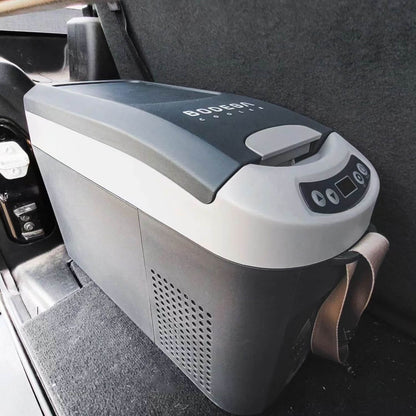 BODEGA cooler 2026 Mini Car Fridge 16QT with Shoulder Belt - YCD15