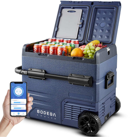 BODEGAcooler Car Fridge Dual Door Dual Zone 59QT