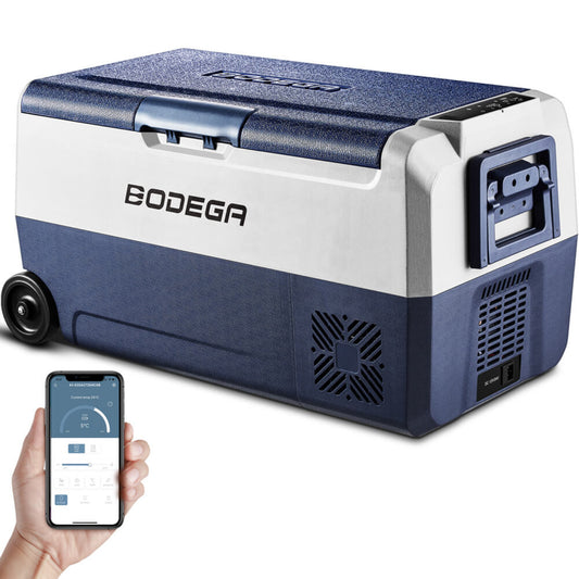 BODEGAcooler 38qt/36L Dual Zone 12V Portable Car Fridge T36