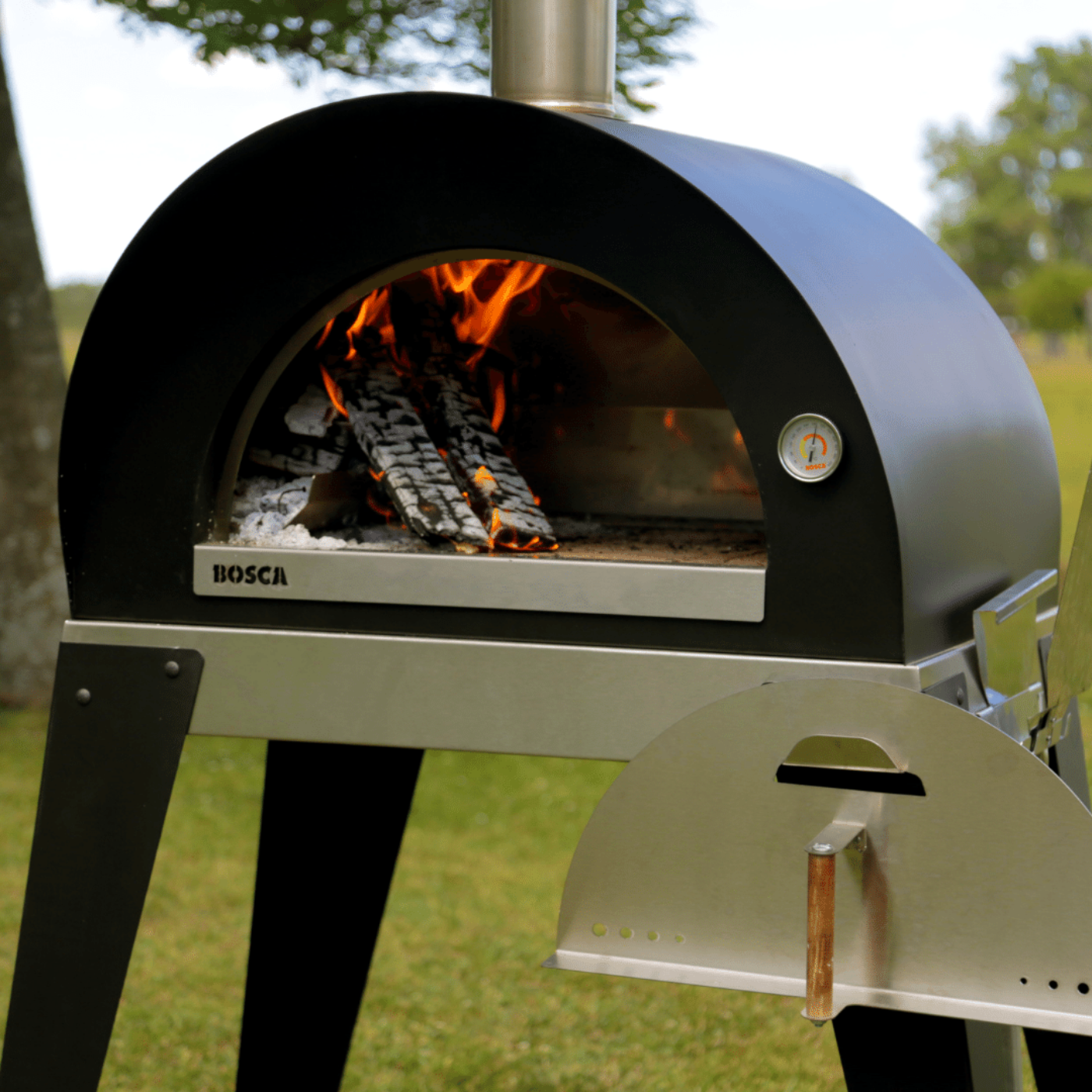 Bosca Nahuen 41 Inch Outdoor Wood Fired Pizza Oven - BOSCAHORNAH