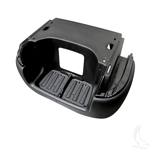 RedHawk Club Car Precedent Golf Cart Rear Underbody Black - BP-0092