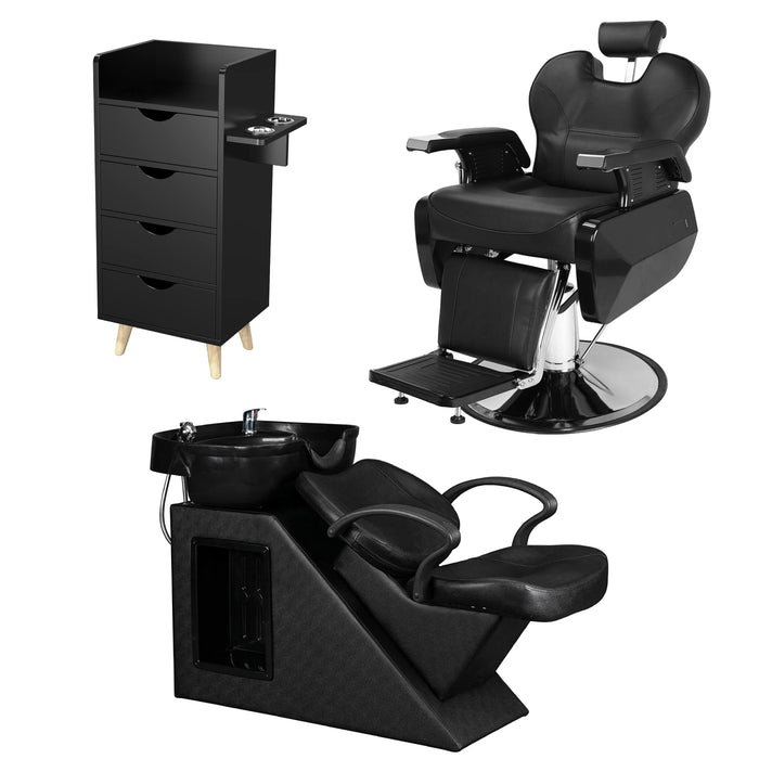 OmySalon 1 Operator Basic Barber Package Black - : BP2-1B